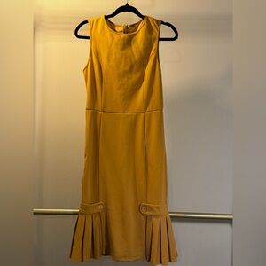 #8 Elegant Yellow Sleeveless Dress
